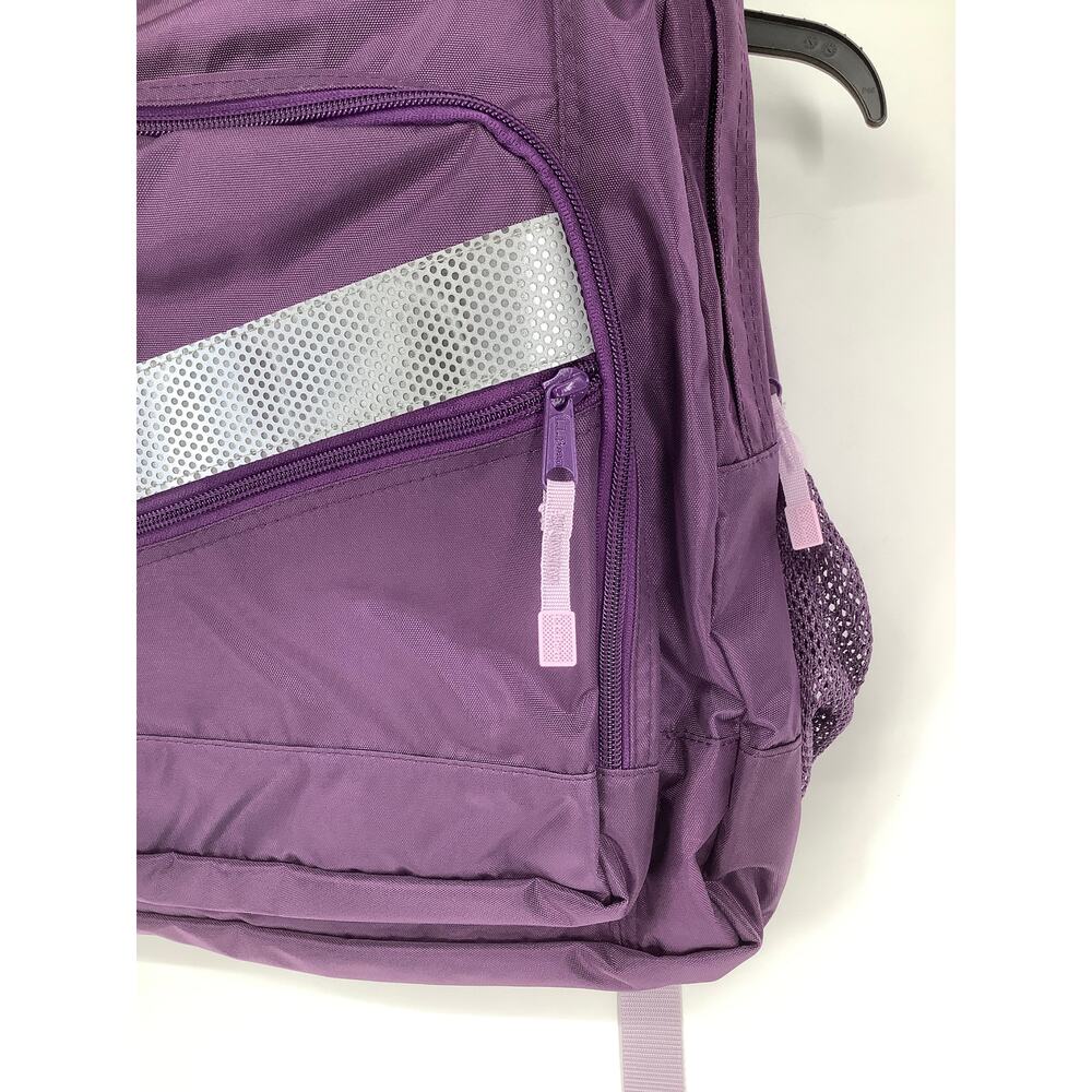 LL Bean Kids Midnight Purple Deluxe Bookpack IV Backpack Casual School HR7-33 - Picture 4 of 8